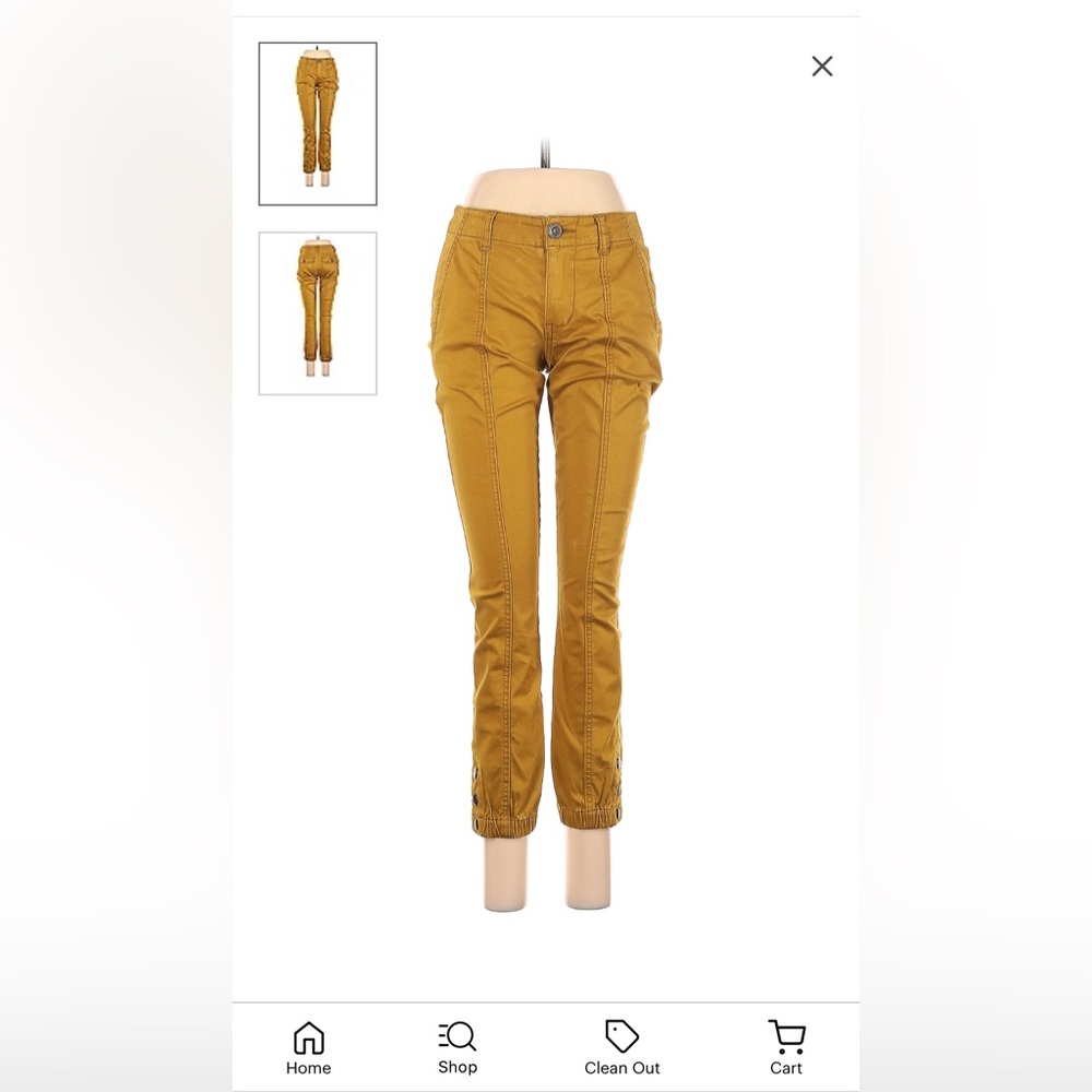 Cabi Mustard Joggers